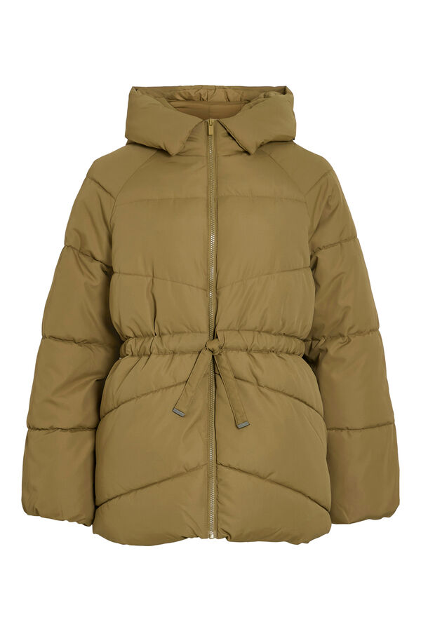 Vila Abrigo acolchado 3/4 Marr&oacute;n