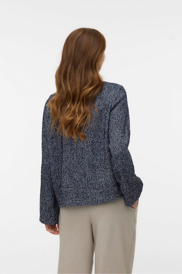 Vero Moda Cazadora estructura espiga Azul marino