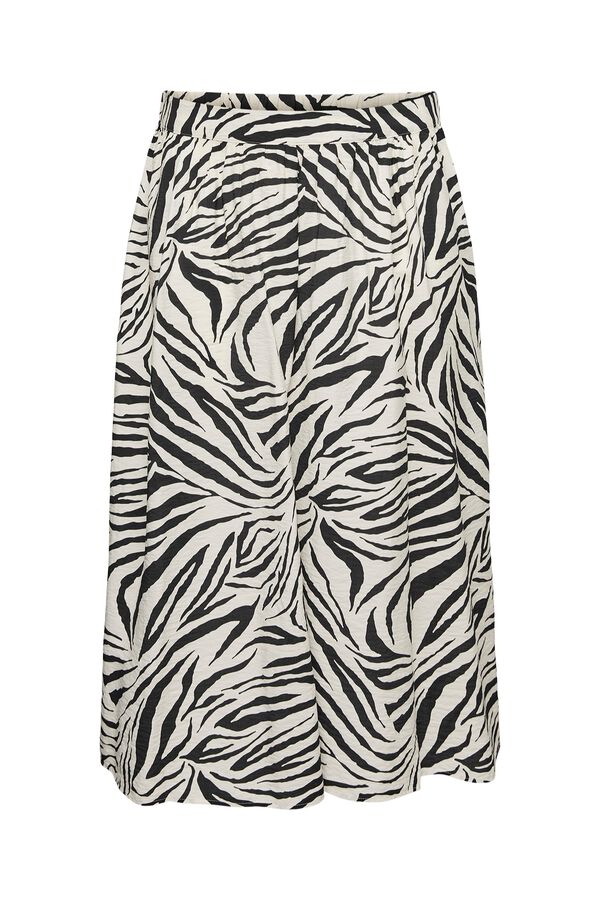 Vero Moda Curve Falda 7/8 estampada talla grande Estampado beige