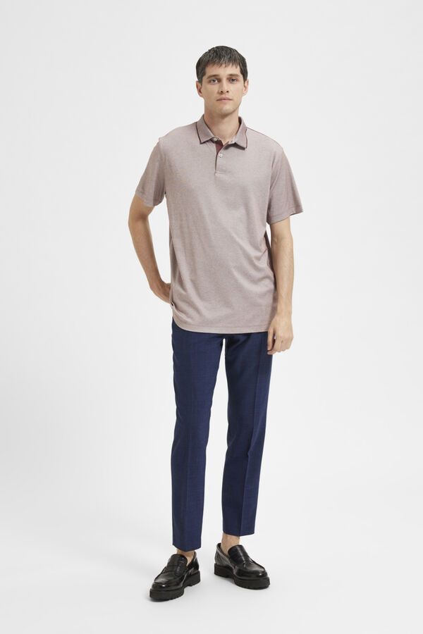 Selected Polo coolmax de algod&atilde;o org&acirc;nico Subiu
