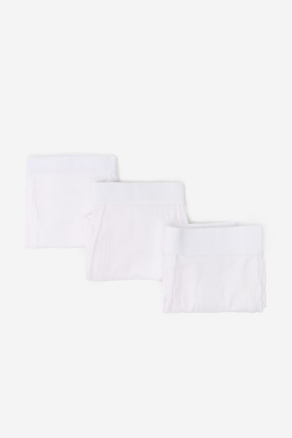 Cortefiel Pack 3 boxers malha Branco