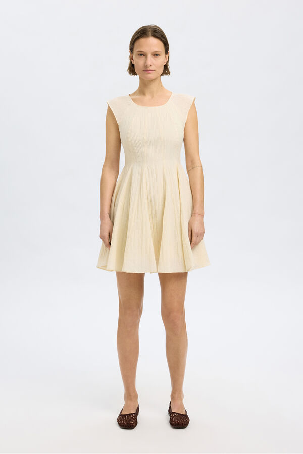 Selected Femme Vestido curto feito com Tencel Lyocell Cinzento