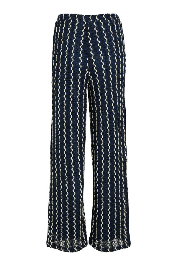 Vila Pantalón largo con lentejuelas Azul marino