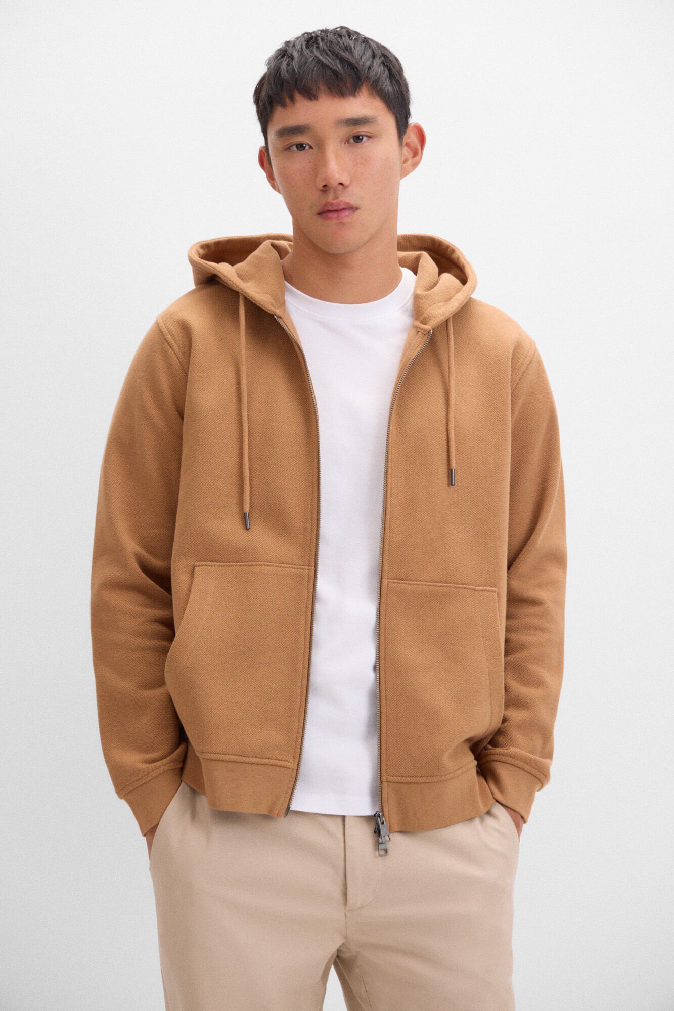 Cortefiel Cardigan com capuz