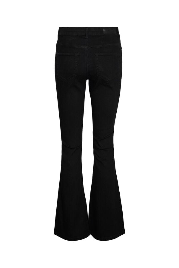 Vero Moda Jeans &agrave; boca de sino  Preto