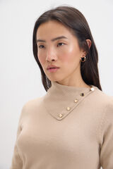 Cortefiel Camisola de toque suave Tostado