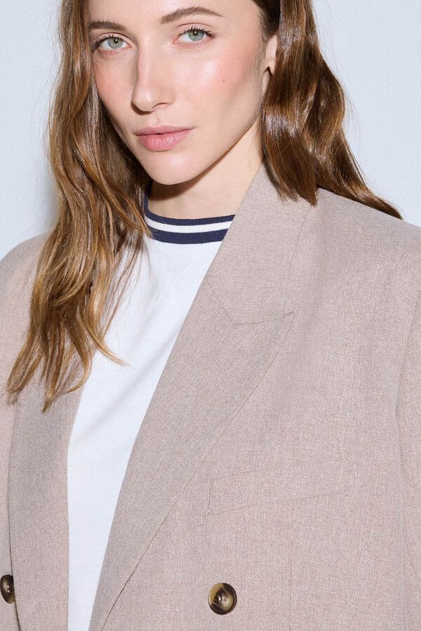 Slowlove Blazer oversize Beige