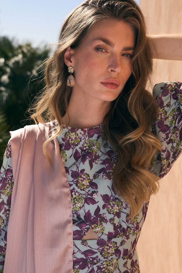 Polín Et Moi Vestido floral Joline Azul