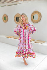 Jaase Vestido midi Camille Subiu