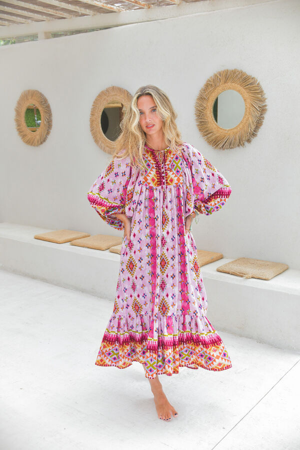 Jaase Vestido midi Camille Subiu