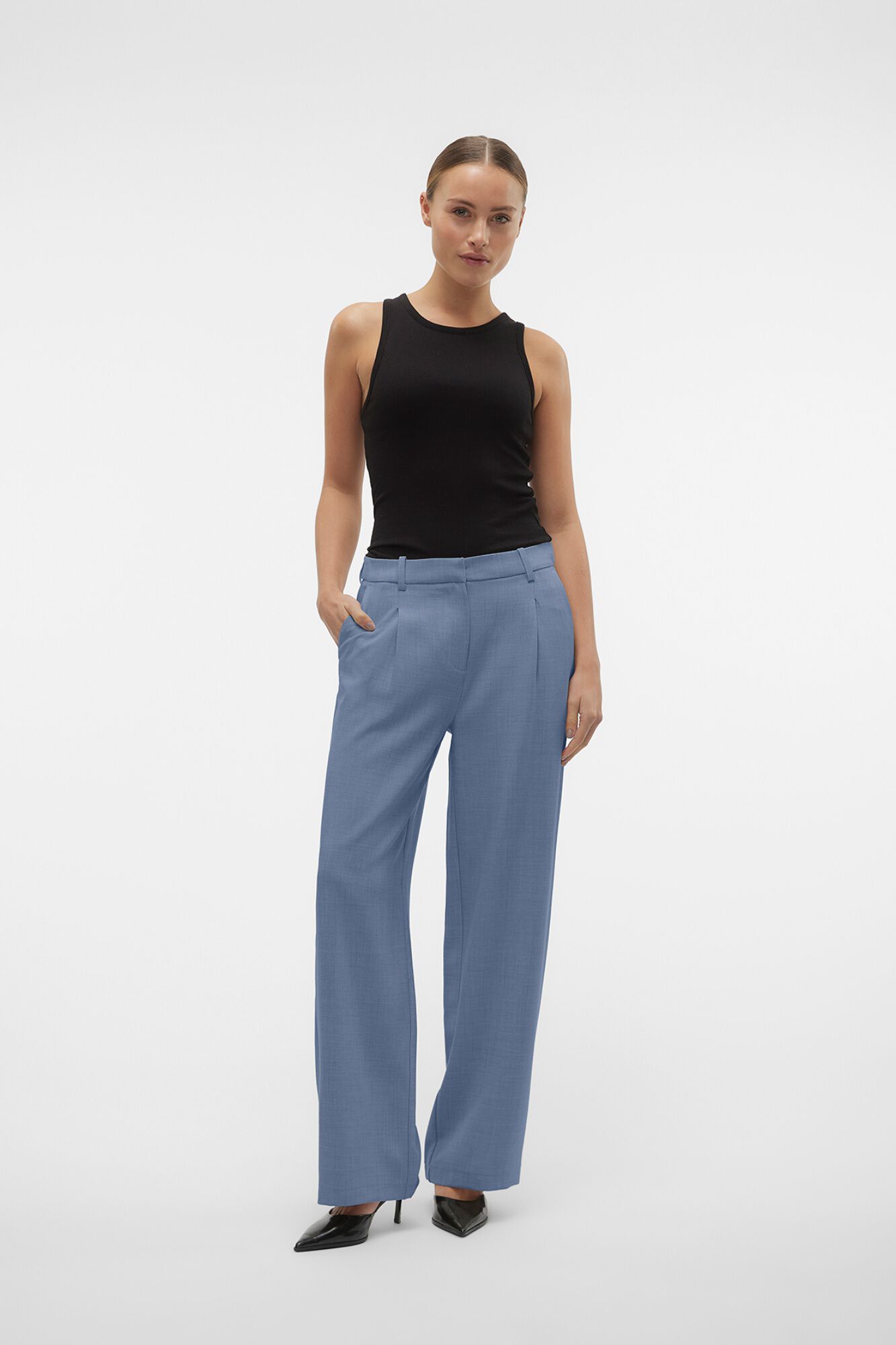 Vero Moda Cal&ccedil;a wide leg de vestir