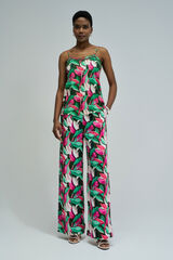 Salsa Jeans Pantal&oacute;n regular con estampado floral Rosa
