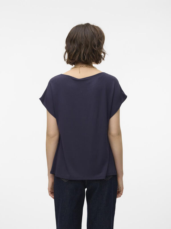 Vero Moda Top de manga curta  Azul