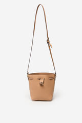 Cortefiel Bolso bucket mini Beige
