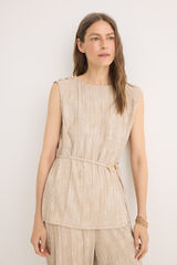 Cortefiel Top jacquard hebilla Arena