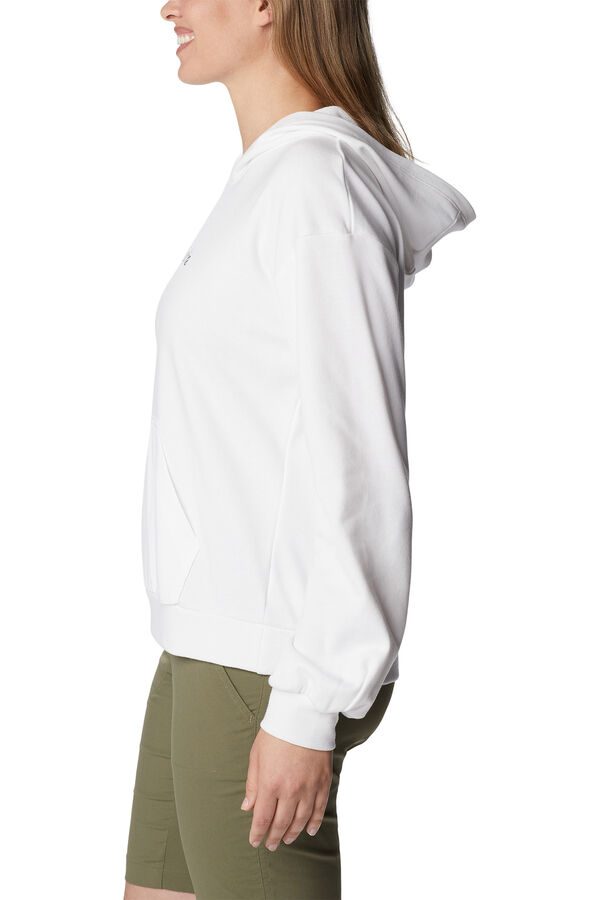 Cortefiel Sweatshirt de felpa francesa com capuz Columbia Logo™ III para mulher Branco
