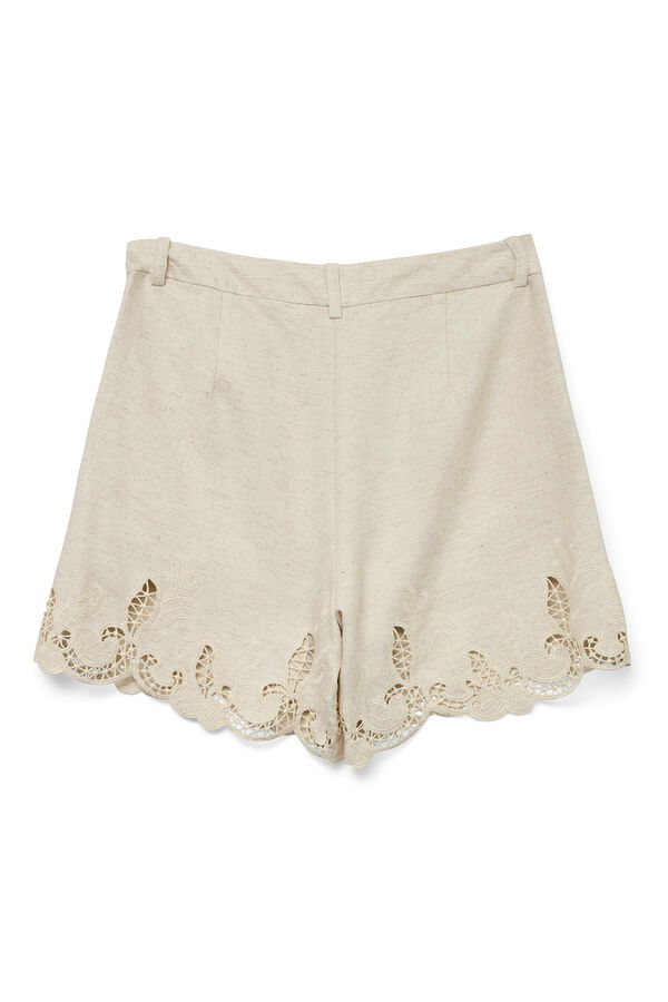 Vero Moda Shorts fluído com vazados Cinzento