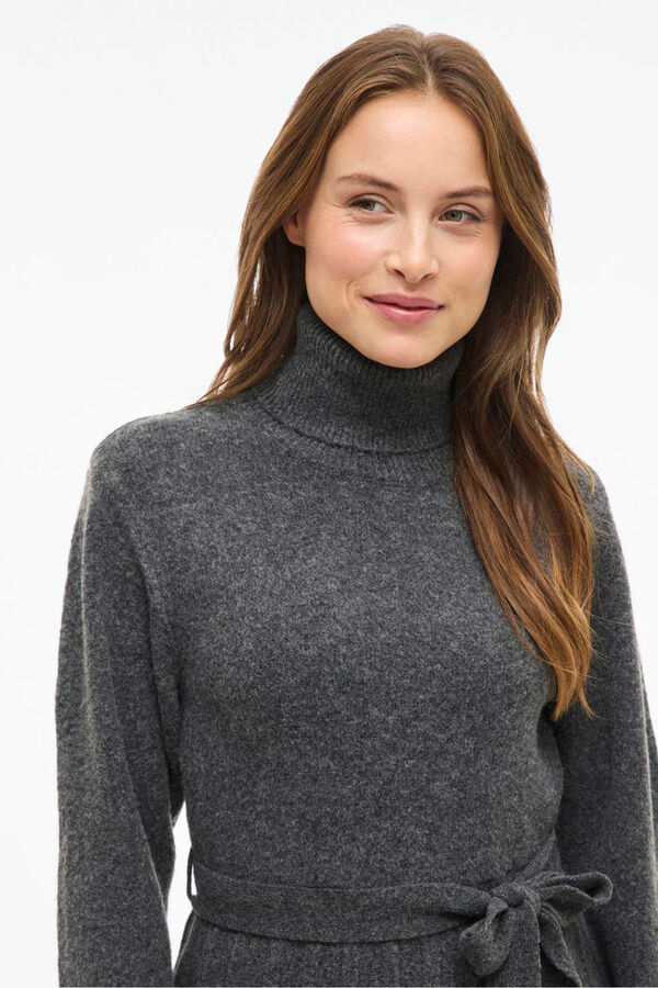 Vila Vestido de punto corto Gris