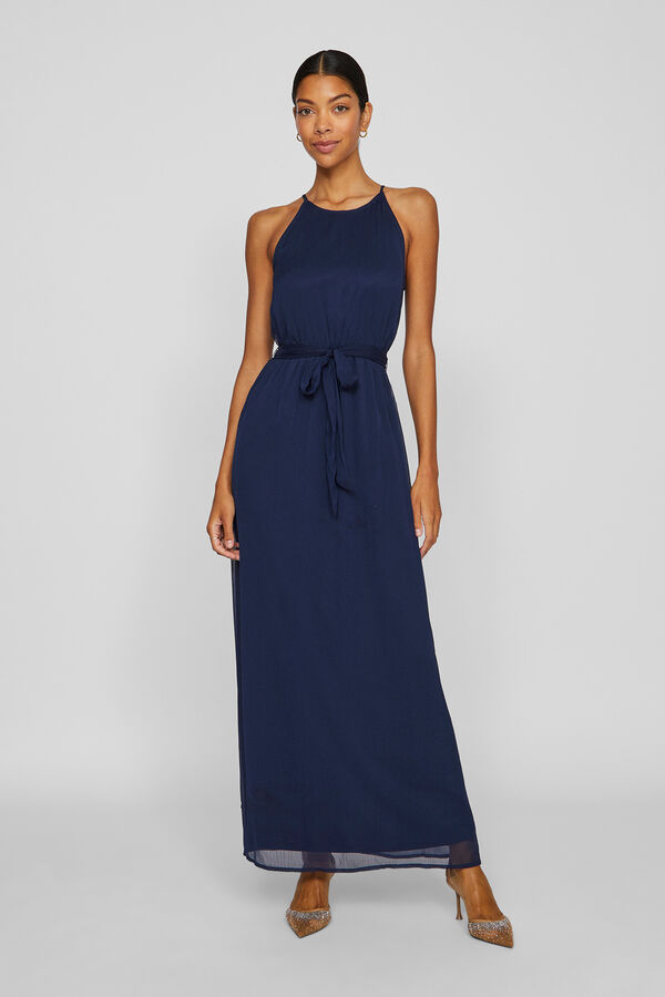 Vila Vestido longo de festa Azul