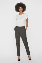 Vero Moda Cal&ccedil;as compridas retas  Cinzento