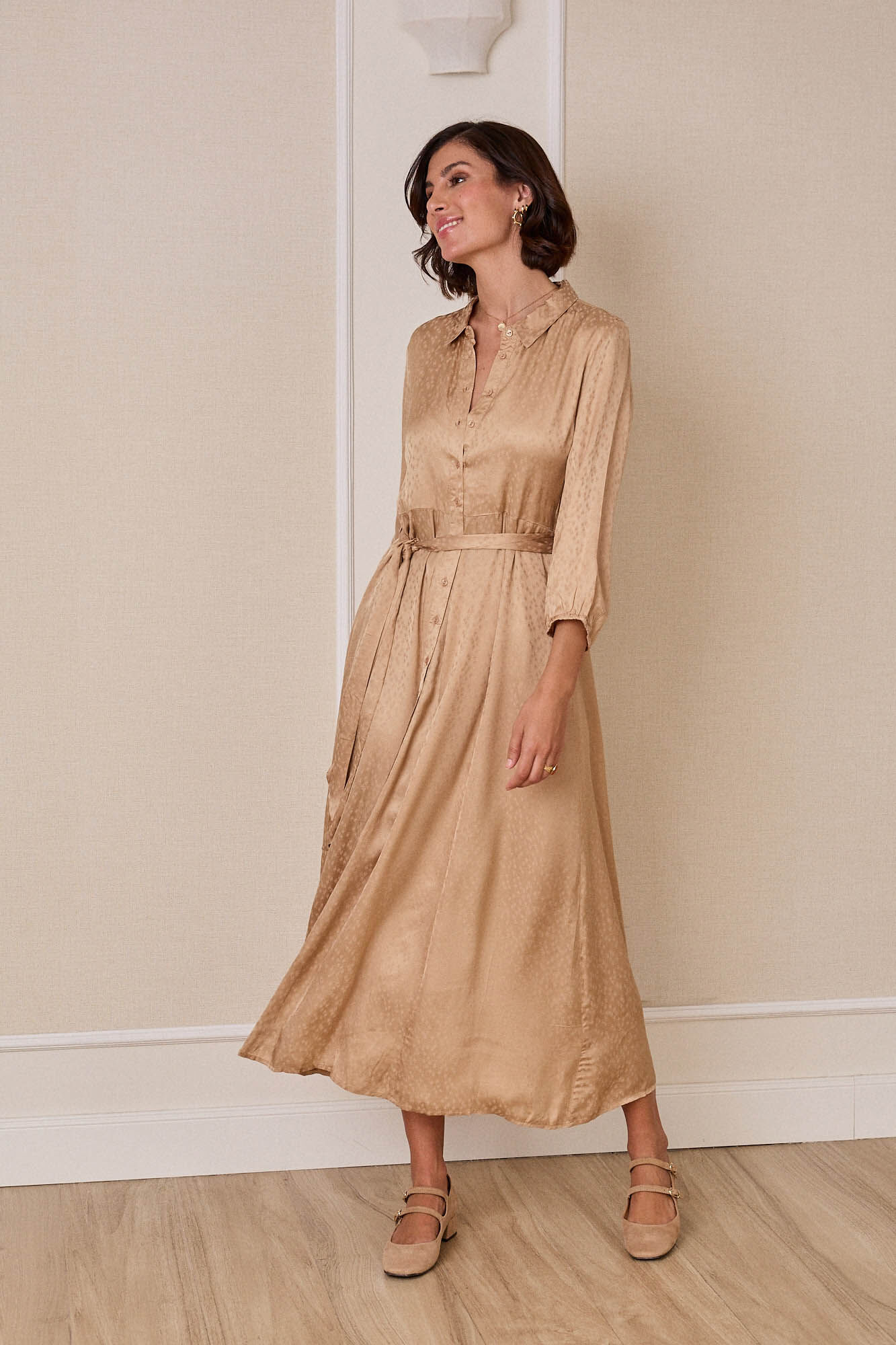 Pol&iacute;n Et Moi Vestido camisa Tirsa