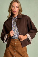 Pol&iacute;n Et Moi Blus&atilde;o com gola Lucca Castanho