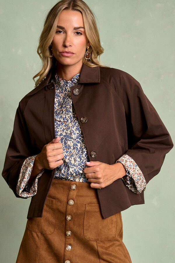 Pol&iacute;n Et Moi Blus&atilde;o com gola Lucca Castanho