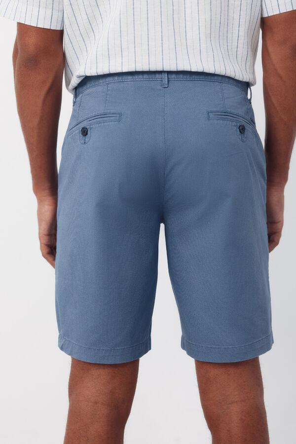 Cortefiel Bermuda chino regular ligero Azul