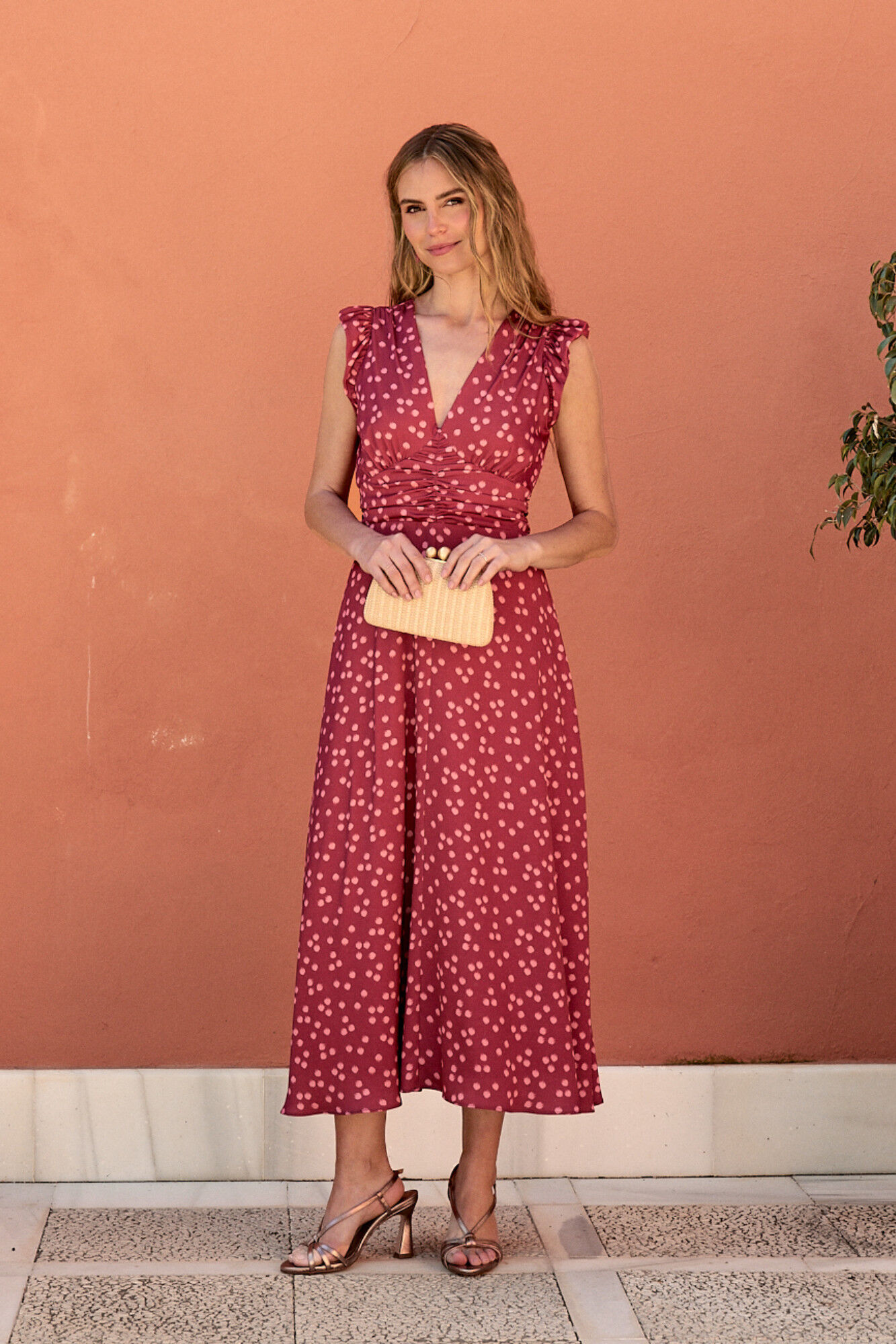 Pol&iacute;n Et Moi Vestido de convidada Lourdes
