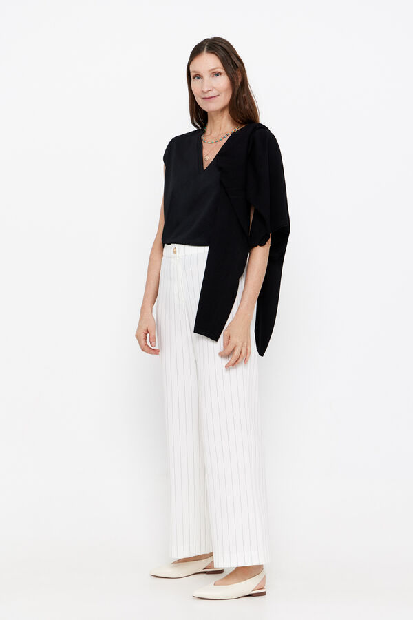 Cortefiel Top corrente Preto