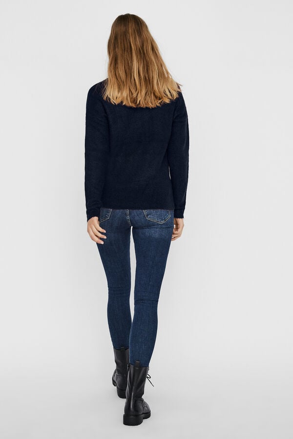 Vero Moda Jersey b&aacute;sico de punto Azul marino