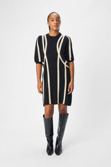 Object Vestido corto punto Negro