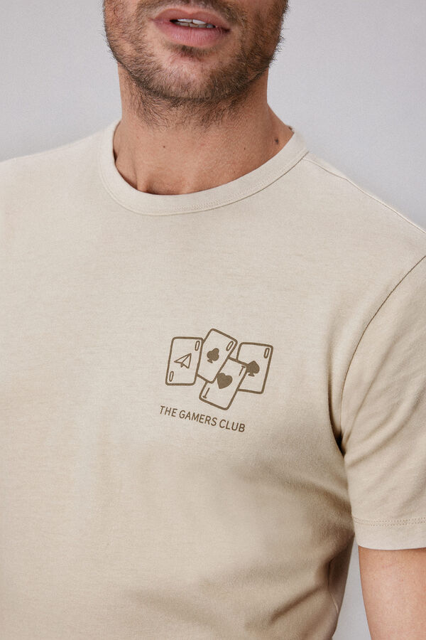 OOTO Camiseta gráfica OOTO Marfil