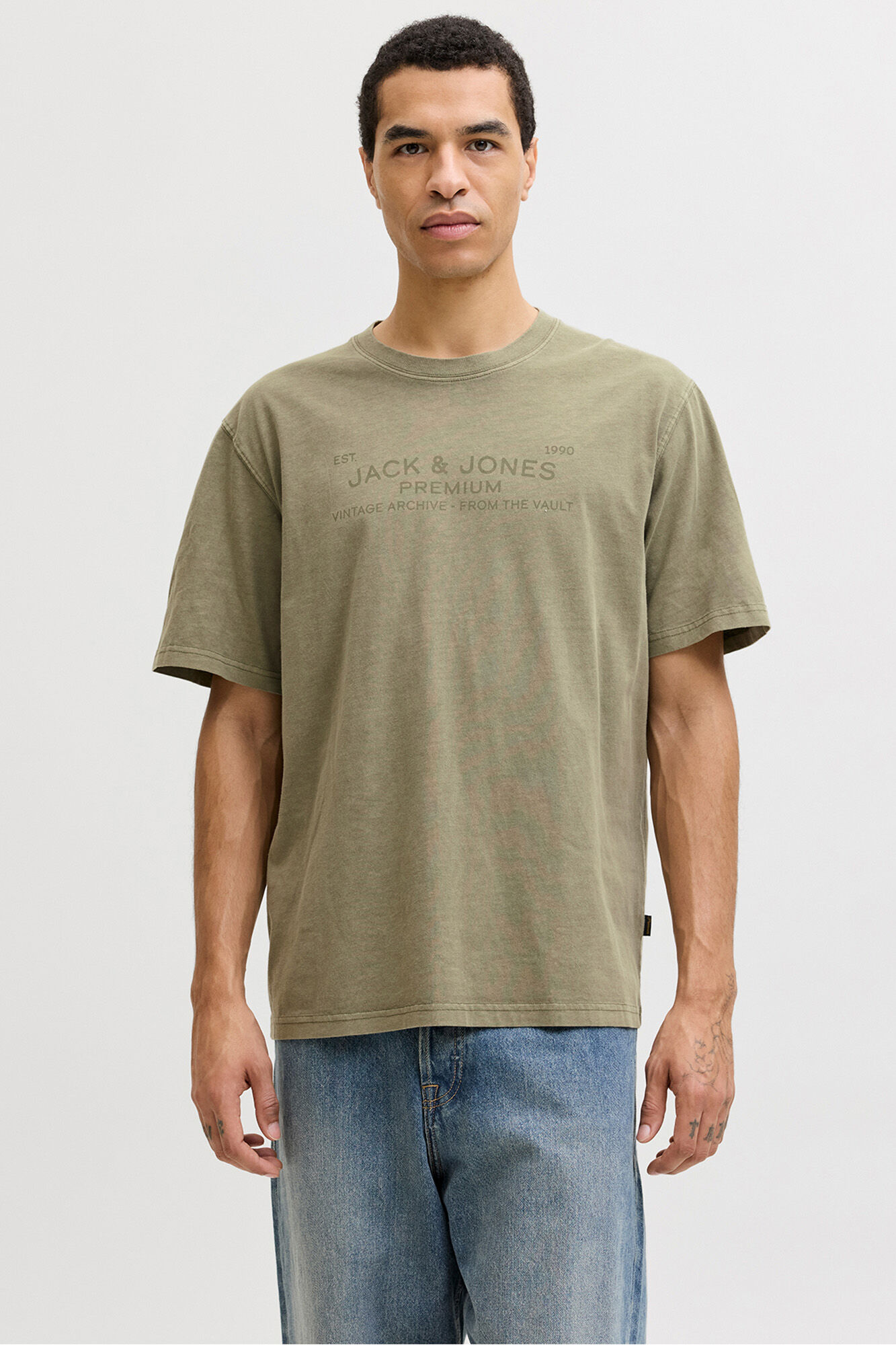 Jack & Jones Camiseta lavada logo