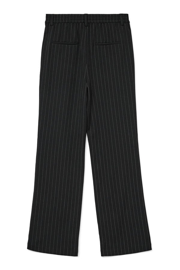 Vero Moda Cal&ccedil;a de terno listradas Preto
