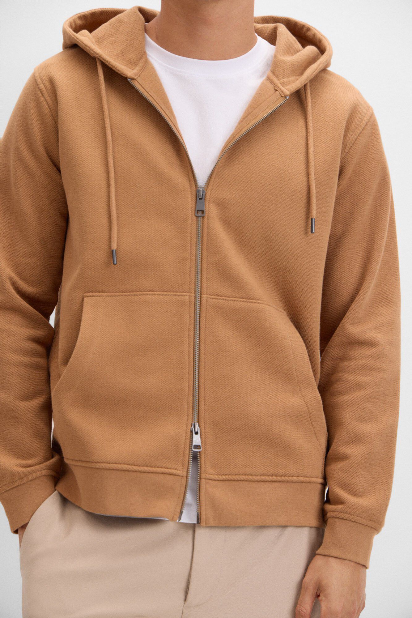 Cortefiel Cardigan com capuz