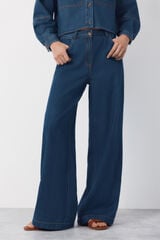 Cortefiel Jean Palazzo Soft Azul