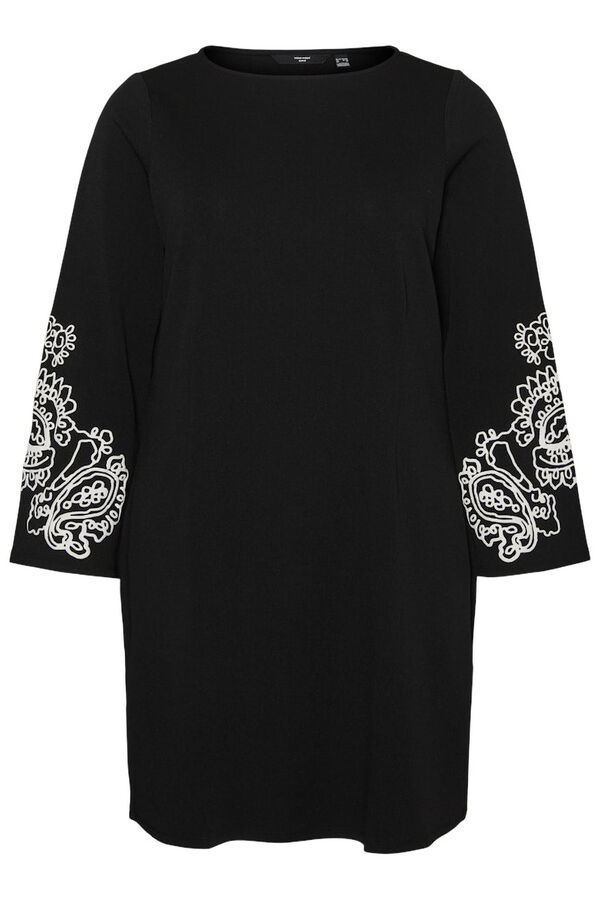 Vero Moda Curve Vestido curto de manga comprida Curve Preto