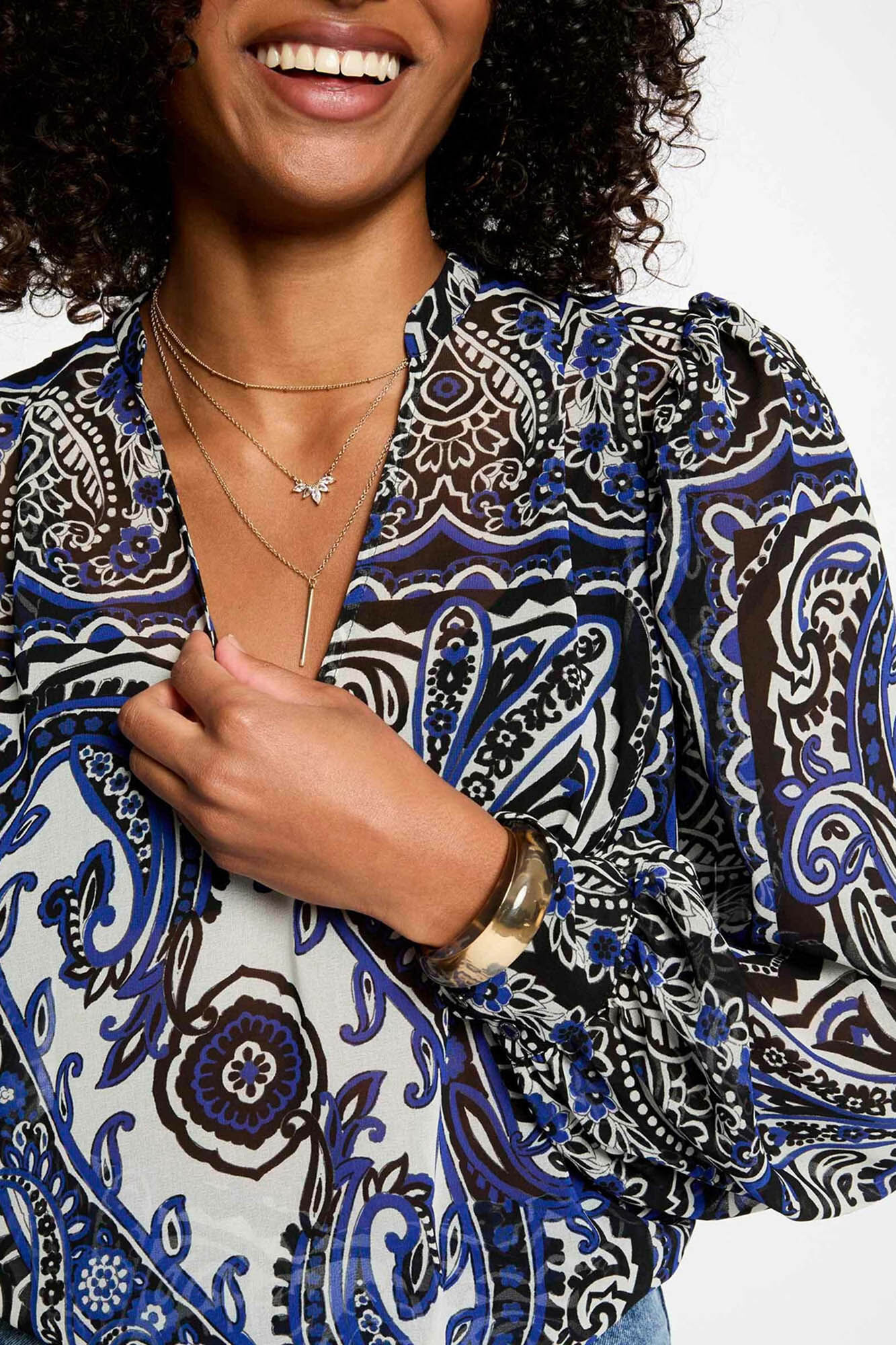 Morgan Blusa manga comprida