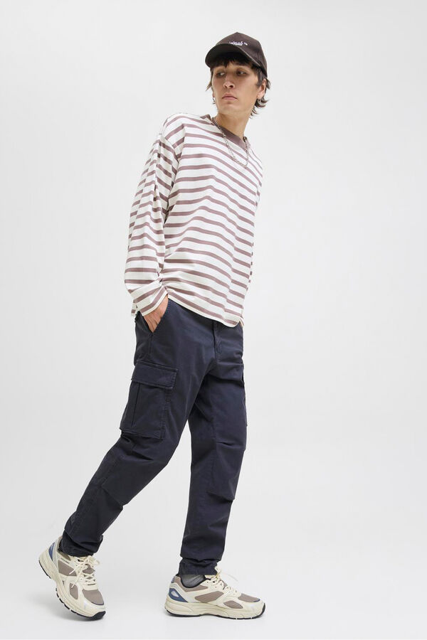 Jack & Jones Pantal&oacute;n cargo regular fit Azul marino