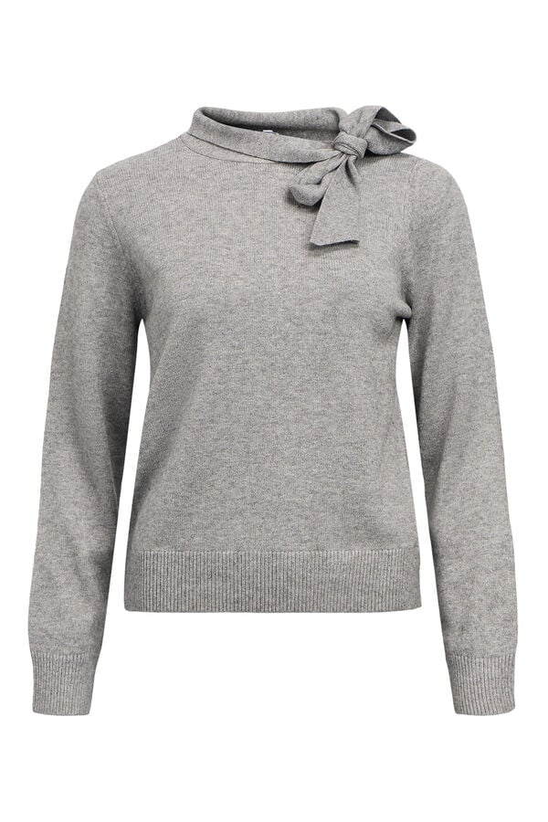 Object Camisola com la&ccedil;o macio Cinzento