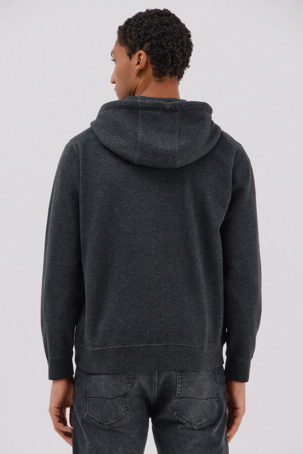 Cortefiel C&aacute;rdigan con capucha Gris