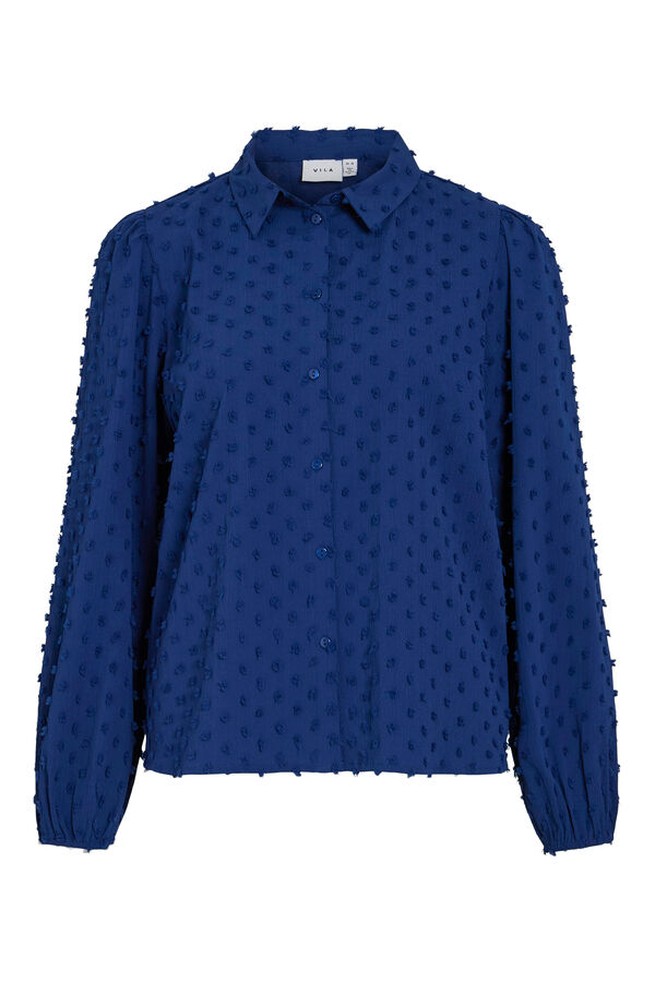 Vila Blusa plumeti Azul marino