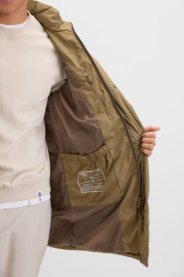 Cortefiel Parka acolchada Kaki