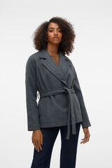 Vero Moda Chaqueta corta de pa&ntilde;o Gris oscuro