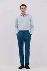 Cortefiel Pantal&oacute;n azul slim fit Azul