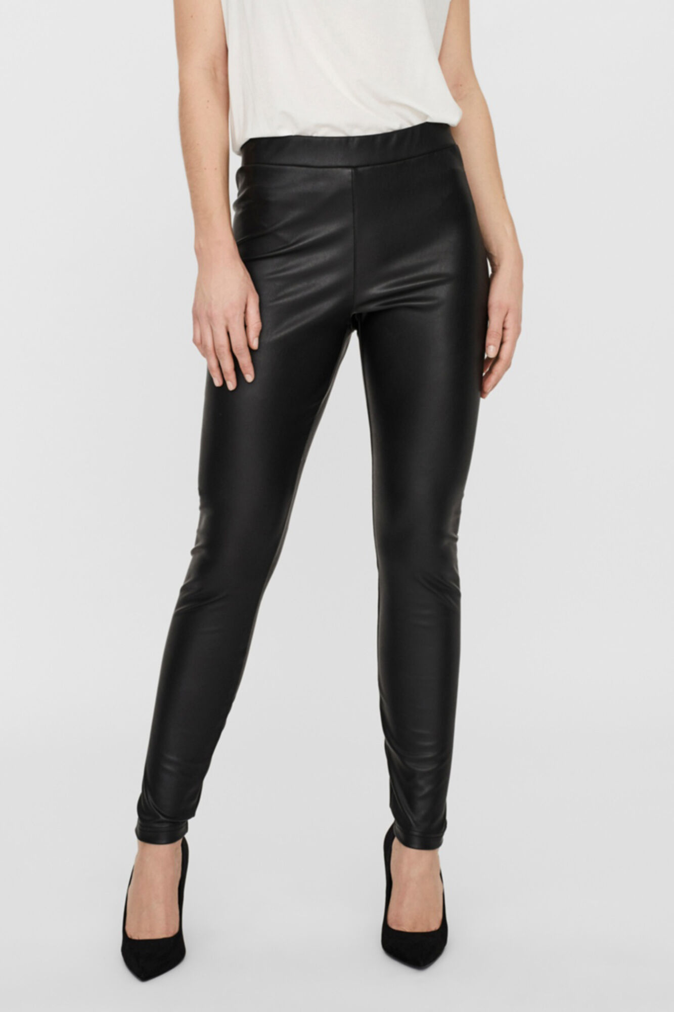 Vero Moda Legging de polipiel