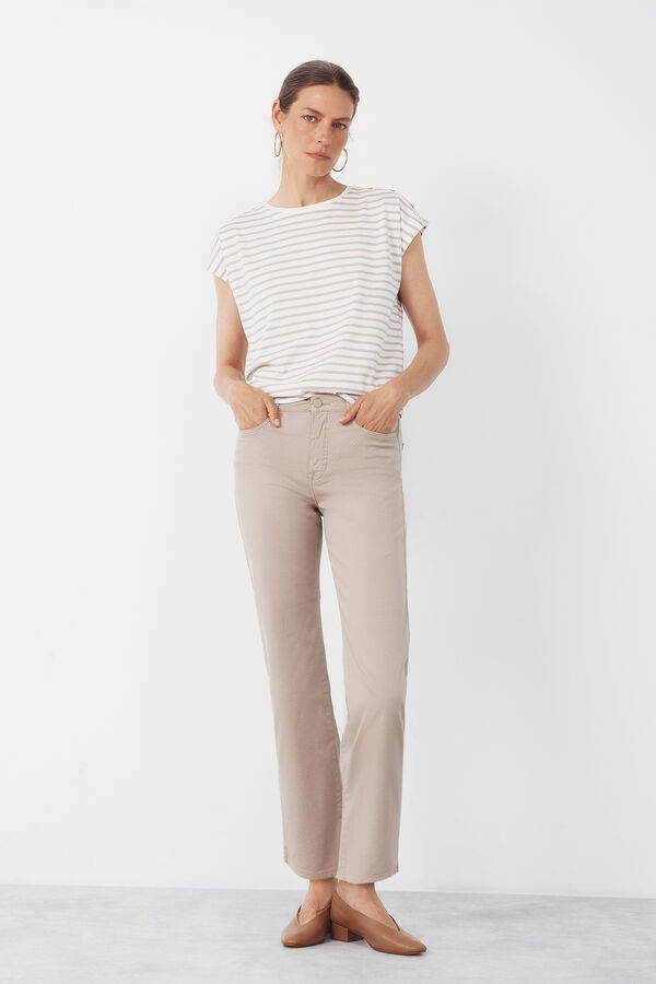 Cortefiel Jeans sensacional jacquard Tostado