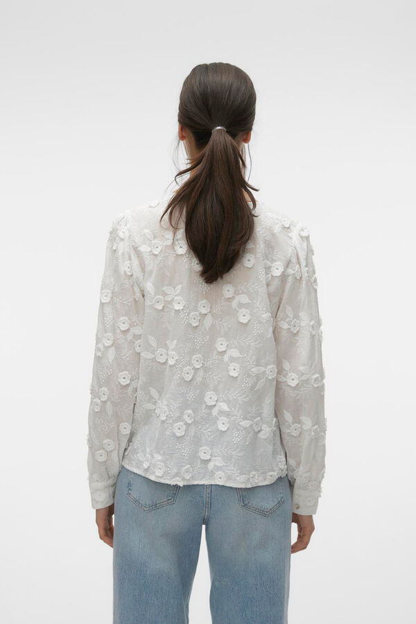 Vero Moda Top bordados Blanco