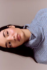 Slowlove Jersey cuello vuelto Azul